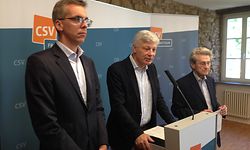 Die CSV spricht sich gegen eine große Verfassungsreform in dieser Legislaturperiode aus. 
