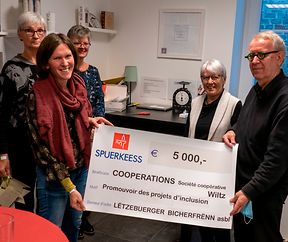 Inauguration Bicherstuff Wooltz Inauguration Bicherstuff Wooltz21.10.2021Wiltz, rue de la GarePhoto: Inez Verharen