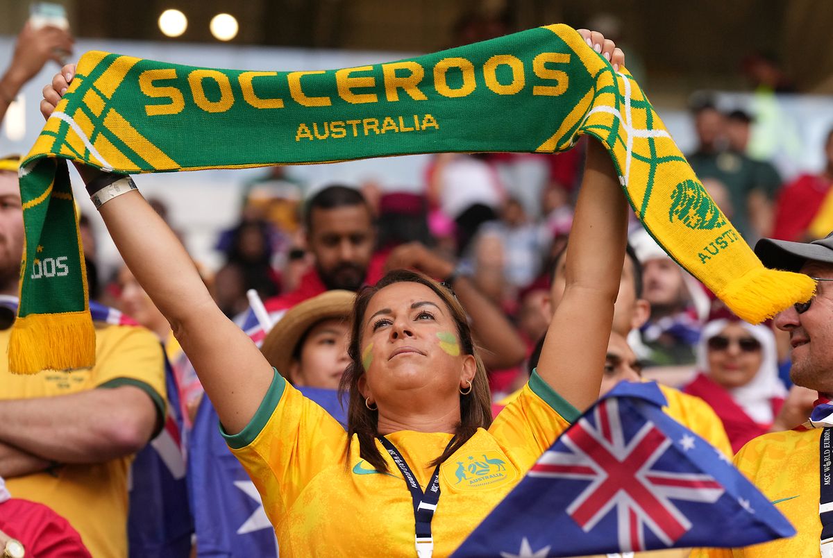 Die australischen Fans hoffen aufs Achtelfinale.