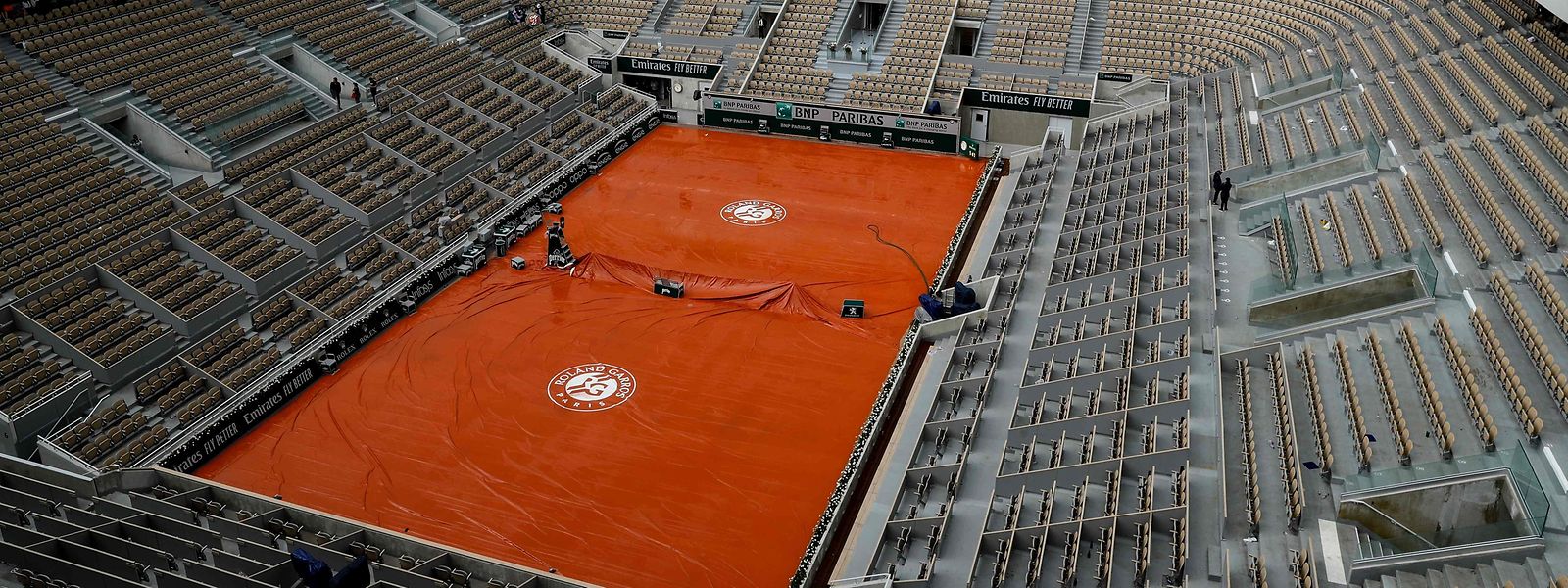 Das Stadion in Roland Garros wird erst im September gebraucht.