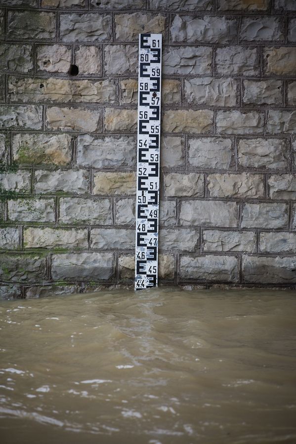 Hochwasser an der Mosel am Donnerstagmorgen.