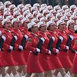 Chinese People's Liberation Army personnel participate in a military parade at Tiananmen Square in Beijing on October 1, 2019, to mark the 70th anniversary of the founding of the People�s Republic of China. (Photo by Greg BAKER / AFP)