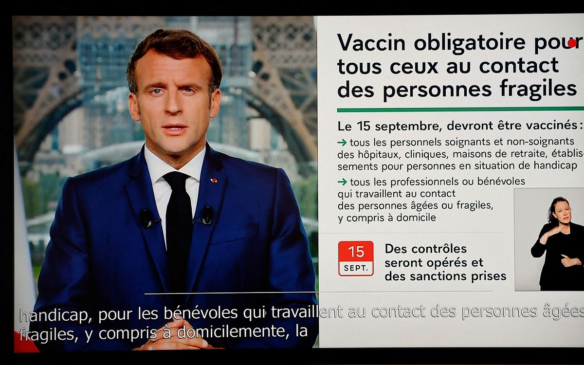France has imposed mandatory vaccinations for those in the healthcare sector, but Luxembourg has not yet followed suit