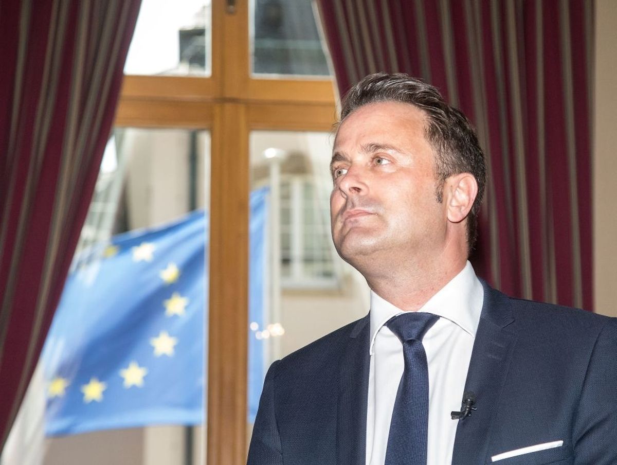 Prime minister Xavier Bettel gave his 'State of the Nation' speech on Tuesday Photo: Guy Jallay