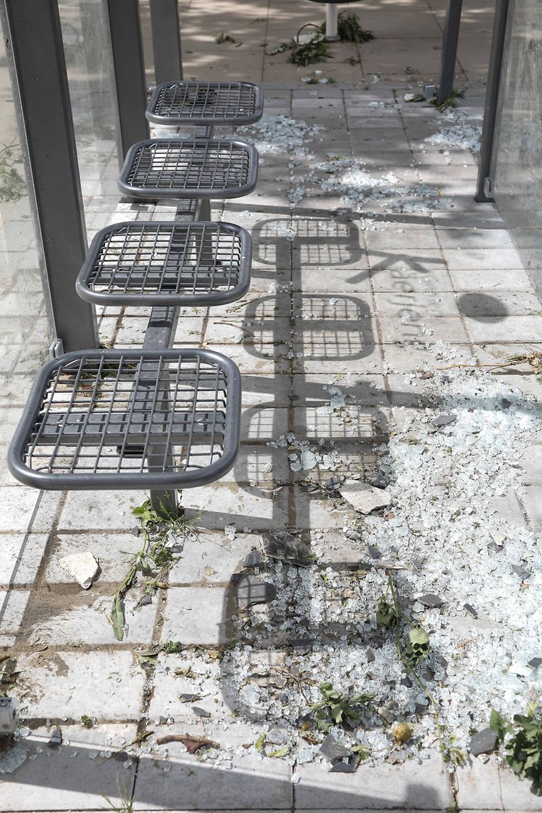 Lokales, online, Bascharage, , Tornado, Sturm, der Tag danach, Aufräumarbeiten,   Foto: Anouk Antony/Luxemburger Wort