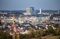 Wachstum,Logement,Habitation,Wohnungsbau.Finanzplatz,Kirchberg.Foto:Gerry Huberty