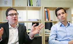 Sven Clement et Jerry Weyer du cabinet Clement & Weyer, consultants en communication digitale