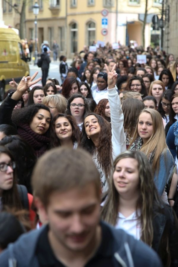 Messe pour l'école des Soeurs de la doctrine chrétienne de Sainte-Anne d'Ettelbruck.