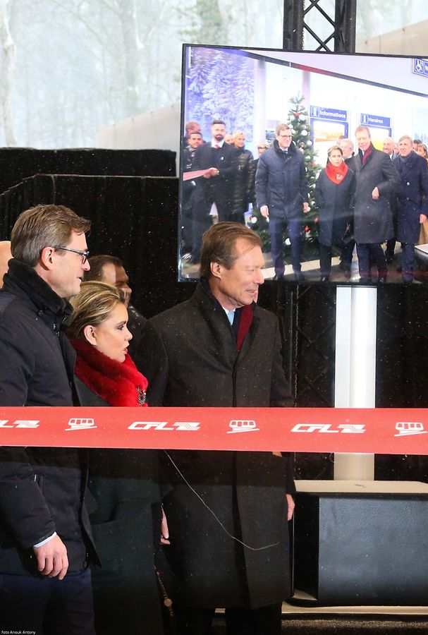 10.12.2017 Luxembourg, Kirchberg, Einweihung Tram, Tramsschienen, Mobilitéit photo Anouk Antony