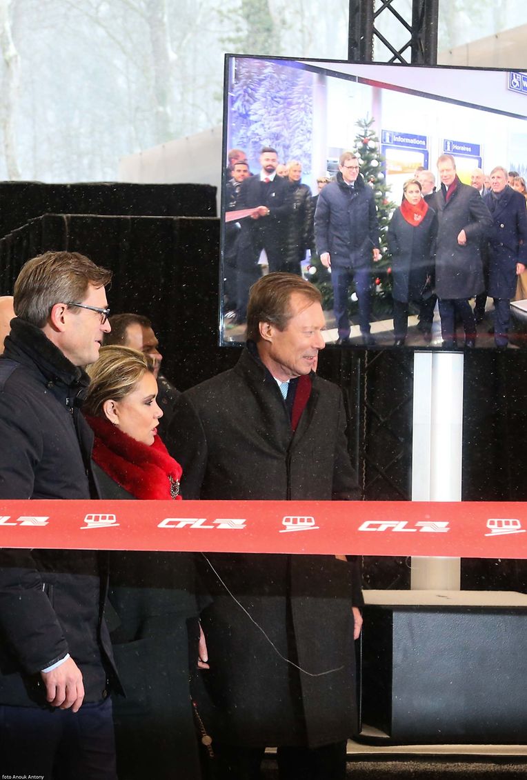 10.12.2017 Luxembourg, Kirchberg, Einweihung Tram, Tramsschienen, Mobilitéit photo Anouk Antony