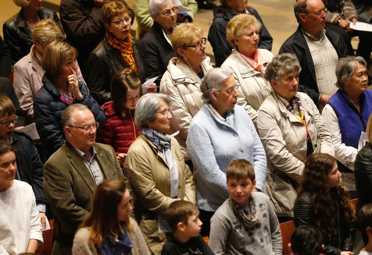 Messe für die neue Pfarrei "Regioun Iechternach Saint-Willibrord"