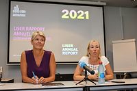 WI , PK: LISER.Aline Muller , Véronique Hoffeld . Foto: Gerry Huberty/Luxemburger Wort