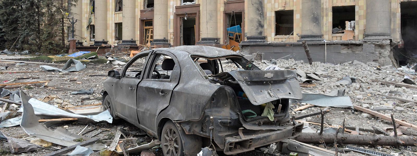 Kharkiv, no nordeste do país, já tinha sido alvo de bombardeamentos russos.