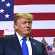 US President Donald Trump arrives at a "Make America Great Again" rally at Landers Center in Southaven, Mississippi, on October 2, 2018. (Photo by MANDEL NGAN / AFP)