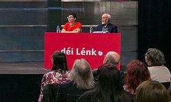 Présentation Wahlprogramm + Kandidaten Déi Lénk, Foto Lex Kleren