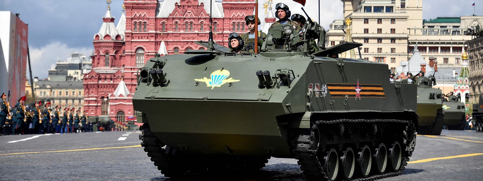 Militärparade auf dem Roten Platz in Moskau zum „Tag des Sieges“ am 9. Mai.