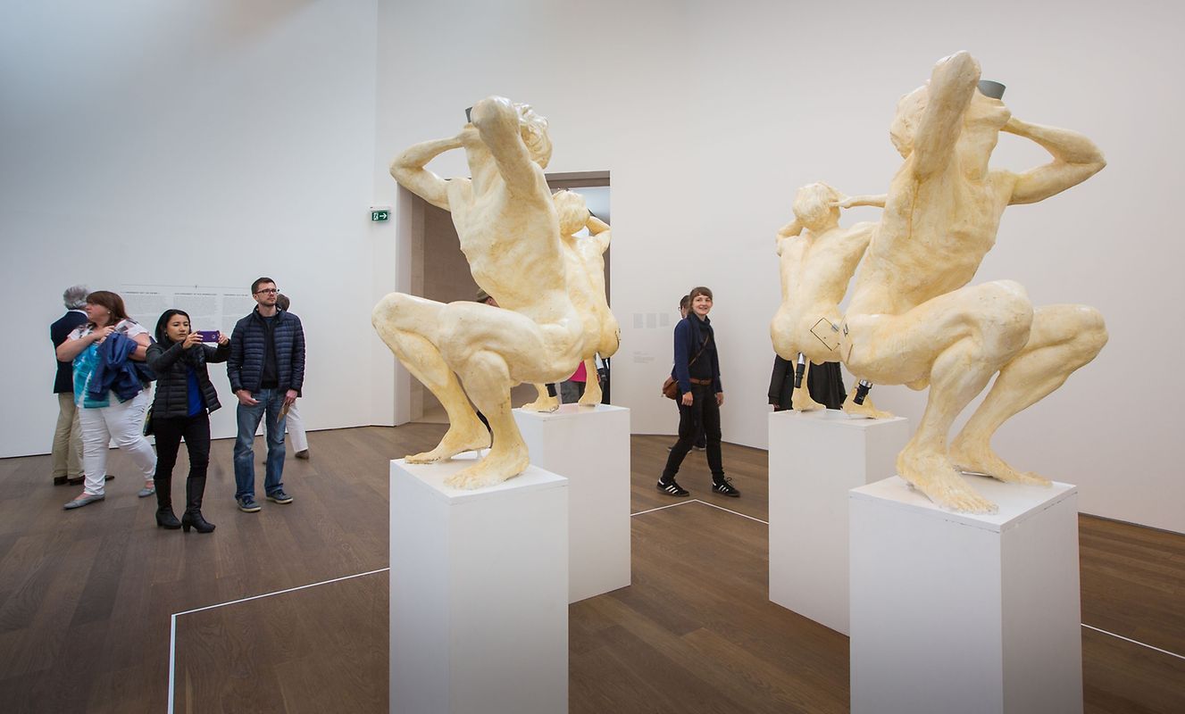 Impressionen der Jubiläumsfeier des Mudam, wo man von Samstag früh bis Sonntag Abend durchfeierte.