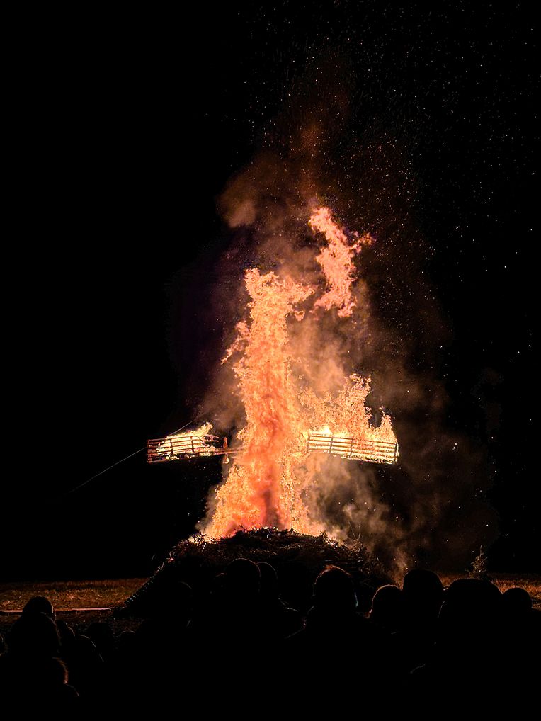 Buergbrennen Eechternoach 2024 / Foto: Viktor WITTAL
