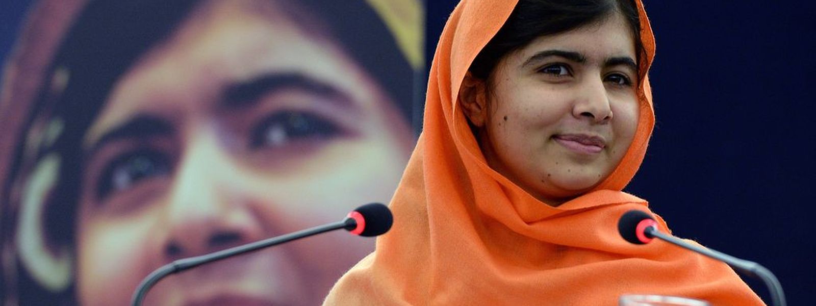 Eine Aufnahme aus dem Jahr 2013 mit dem pakistanischen Teenager Malala Yousafzai.