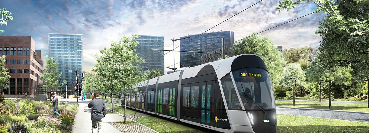 Die Fahrzeuge sind dezent silberfarben gehalten.