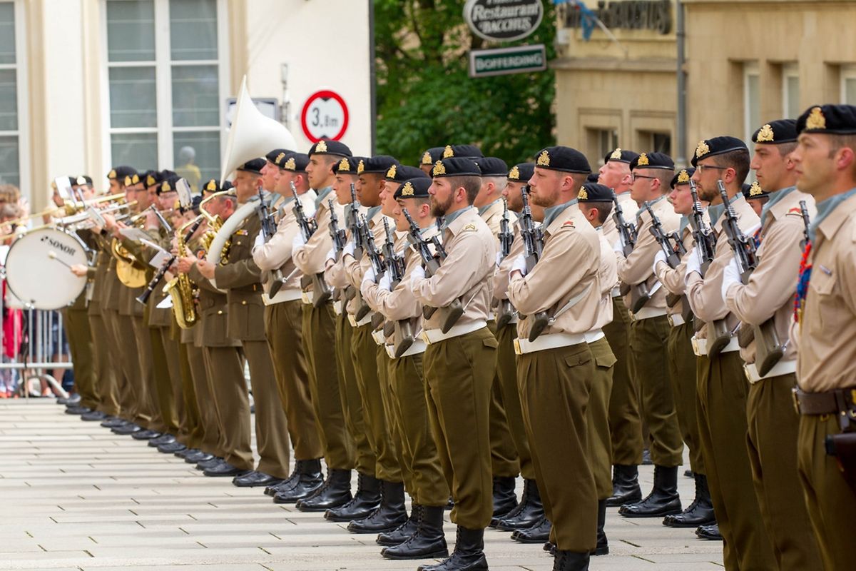 Die feierliche Wachablösung am Mittwochnachmittag.