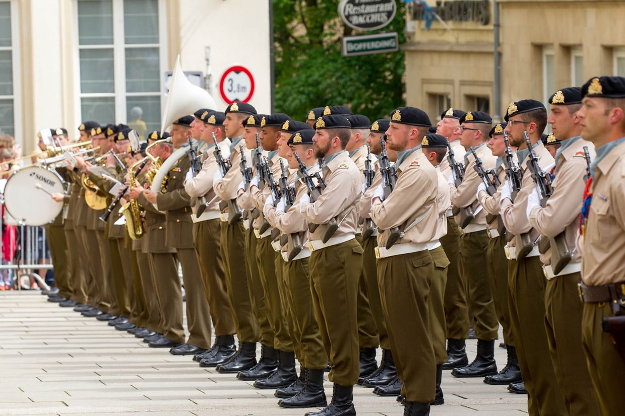 Die feierliche Wachablösung am Mittwochnachmittag.