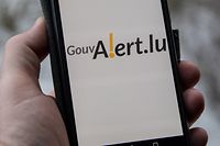 Lok , App GouvAlert , Infoapp für Notsituationen, Regierung Luxemburg, CGDIS , 112 , Foto:Guy Jallay/Luxemburger Wort