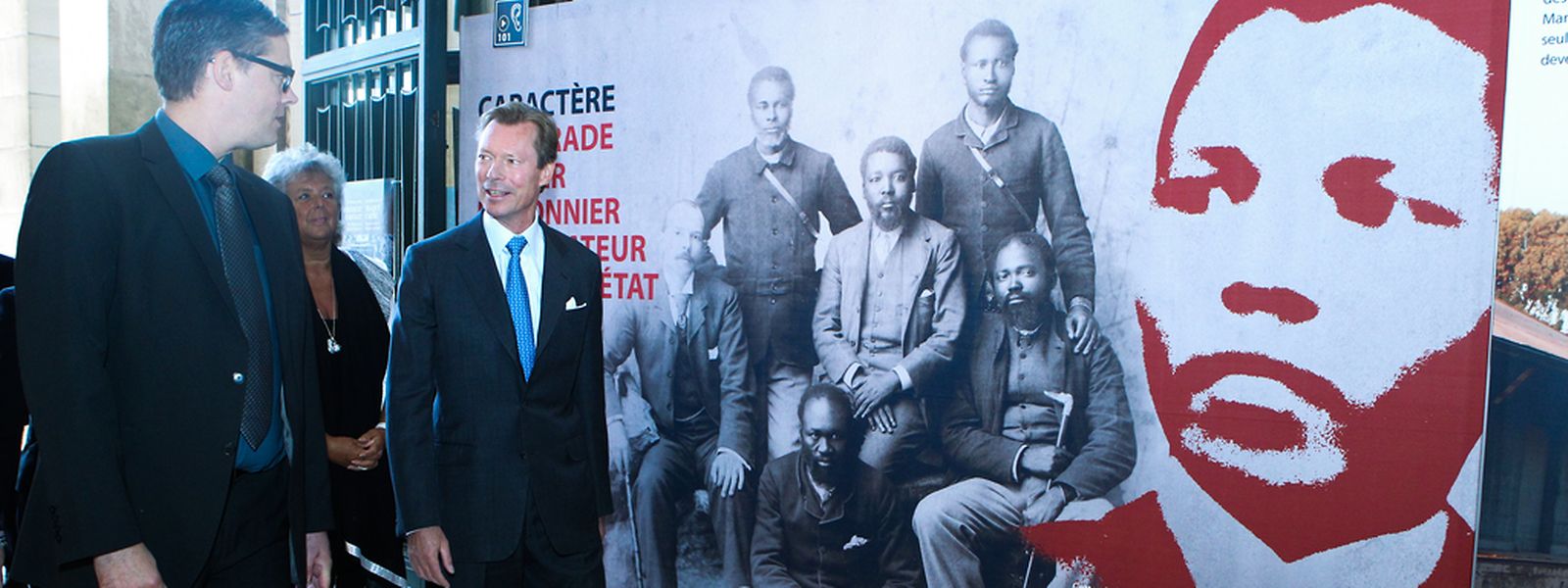 Großherzog Henri besucht Nelson-Mandela-Ausstellung
