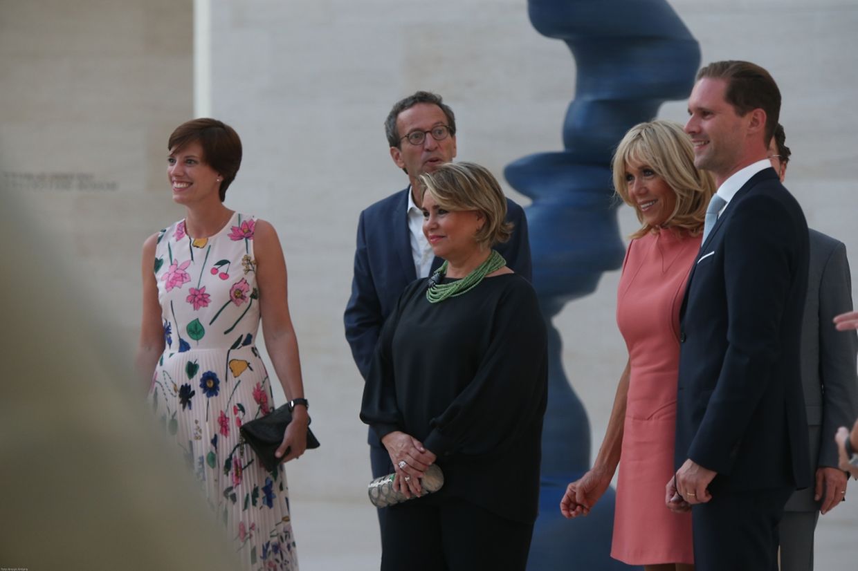 Programme culturel pour les conjoints à Neimënster puis au MUDAM en compagnie de la grande-duchesse Maria Teresa