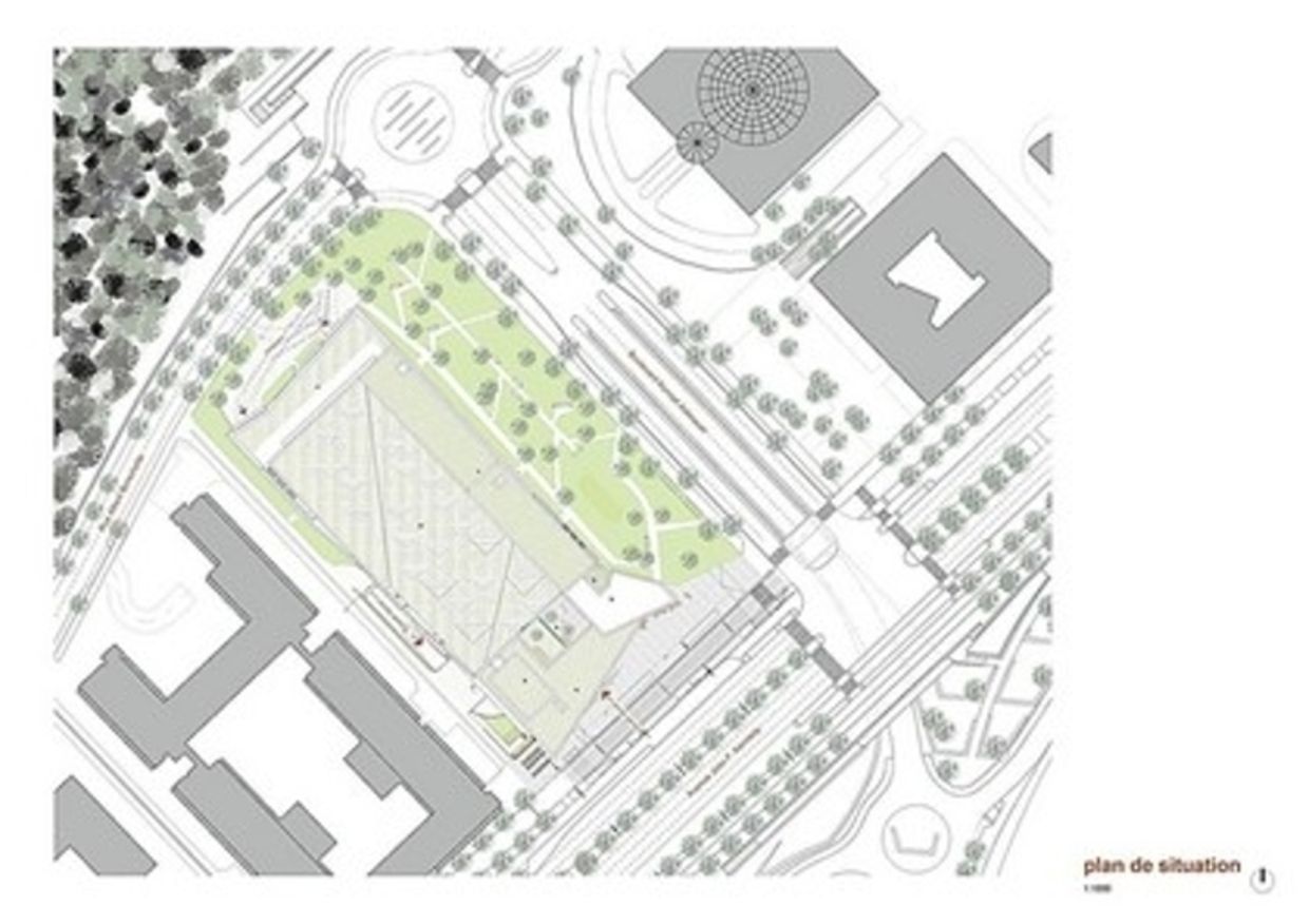 ... eine parkähnliche Grünfläche angelegt.