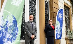 APO , Luxtimes , PK Cop26 , Ambassadeurs Italie et Royaume Uni , de g. a dr. Diego Brasioli (Italie ) et  Fleur Thomas ( UK ) , Foto:Guy Jallay/Luxemburger Wort