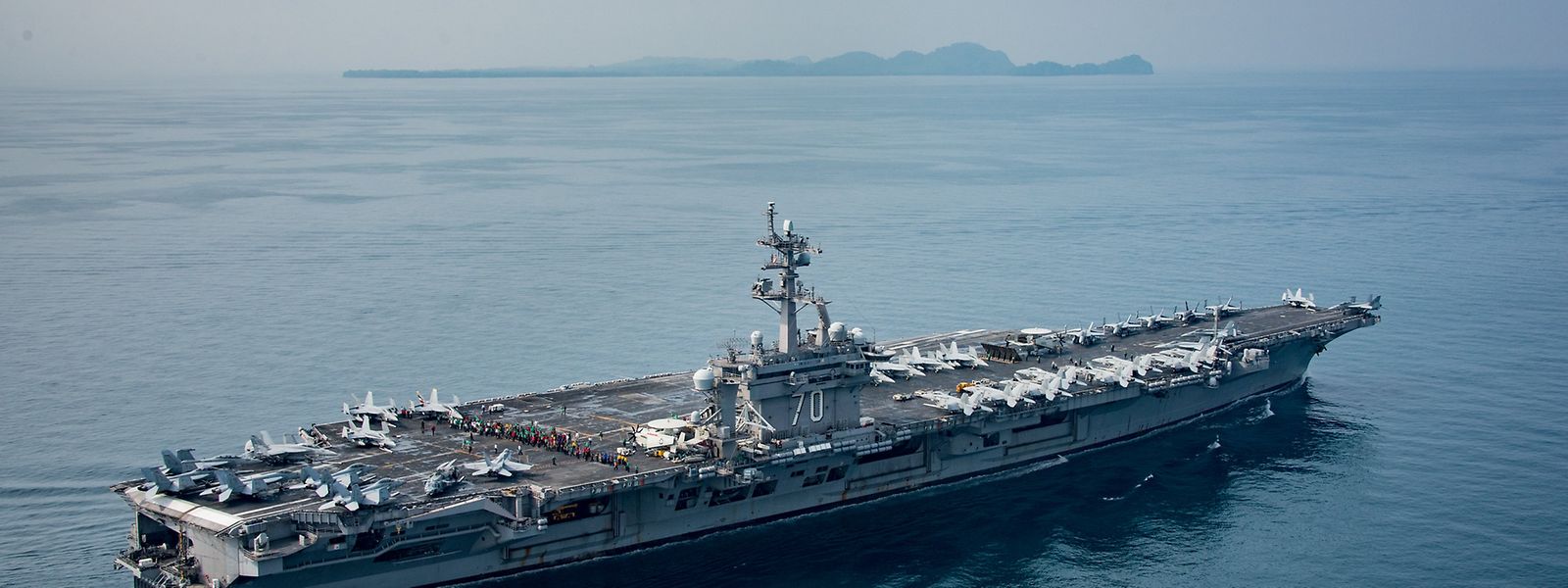 Die USS Carl Vinson ist auf dem Weg nach Korea - allerdings deutlich später als angekündigt.