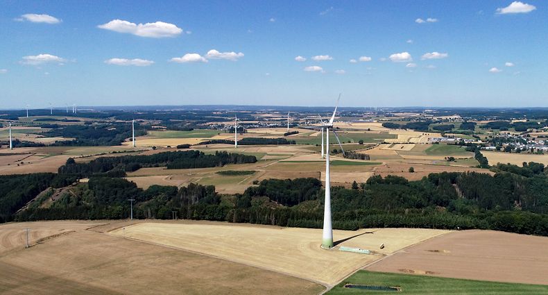 Lokales,Windräder-Windkraft,Energie,erneuerbare Energie,Grüner Strom,Windpark Heischent,Foto: Gerry Huberty/Luxemburger Wort