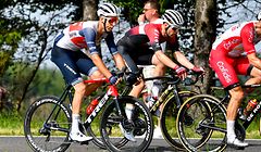 Tim Diederich (Team Snooze) und Alex Kirsch (Trek-Segafredo) - Radsport-Landesmeisterschaften 2021 - Straßenrennen - Foto: Serge Waldbillig