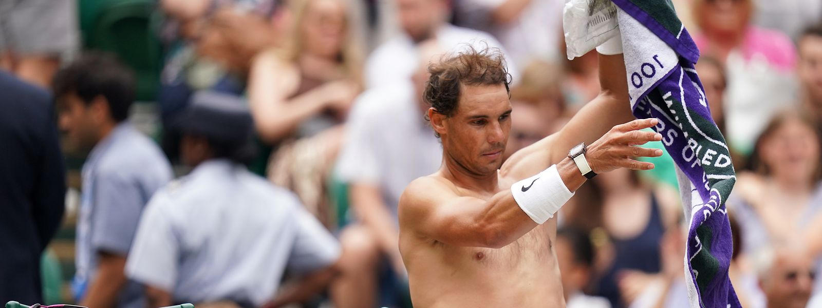 Rafael Nadal wirft das Handtuch.