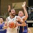 Frank Muller (T71 #10), Dan Mantz (AB Contern #7) / Basketball, Luxemburg, Total League Herren, Saison 2020-2021, Qualifikation / 10.04.2021 /T71 Duedelingen - AB Contern / Centre Sportif Hartmann, Duedelingen /Foto: Ben Majerus