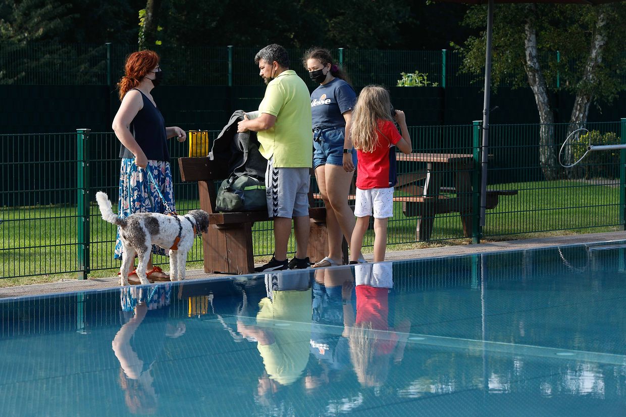 Lokales, Aqua Park, Schwimmbad, Hundeschwimmen, Badespass Foto: Luxemburger Wort/Anouk Antony
