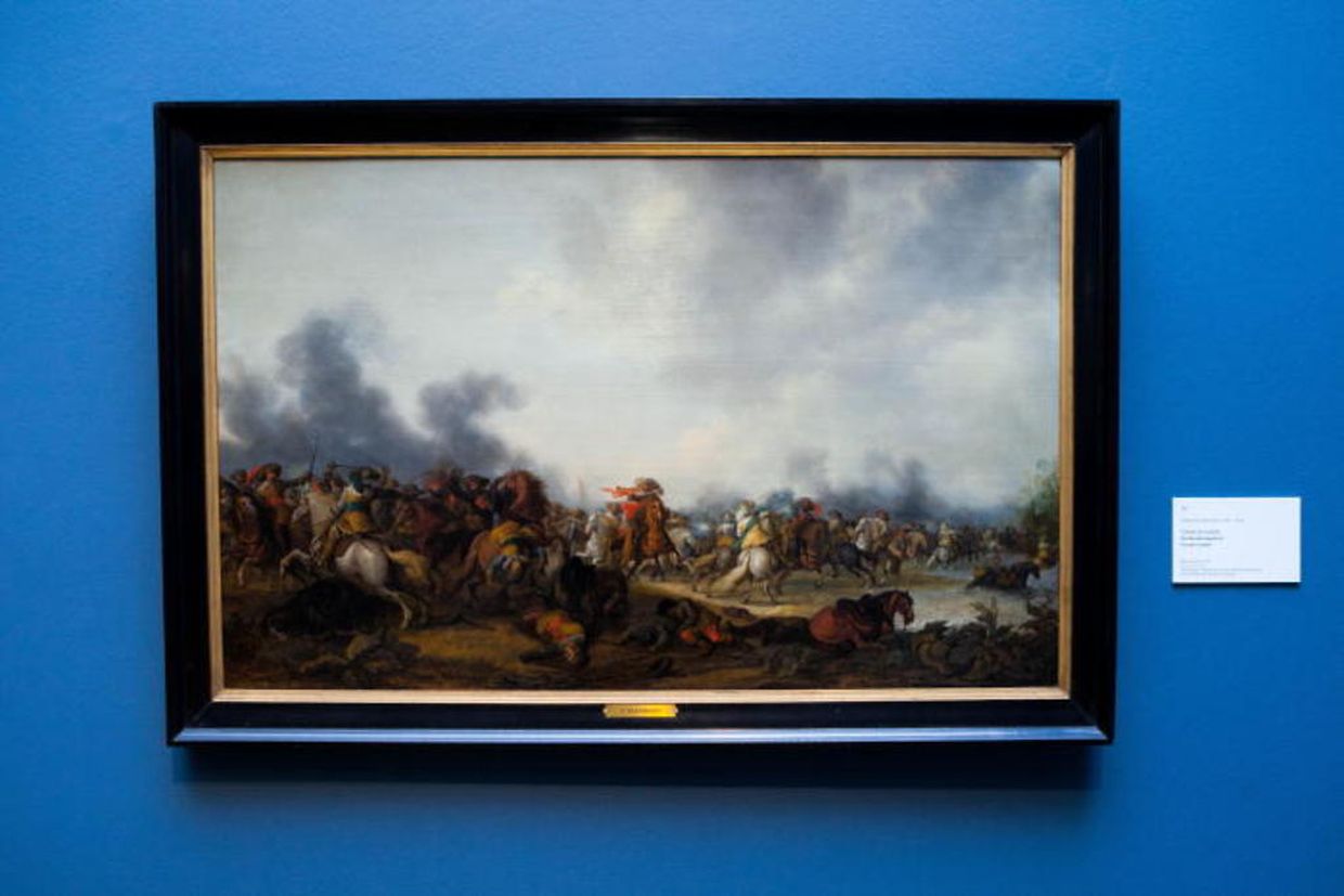 Palamedes Palamedesz: Combat de Cavalerie (Das Kavalleriegechet), 1636