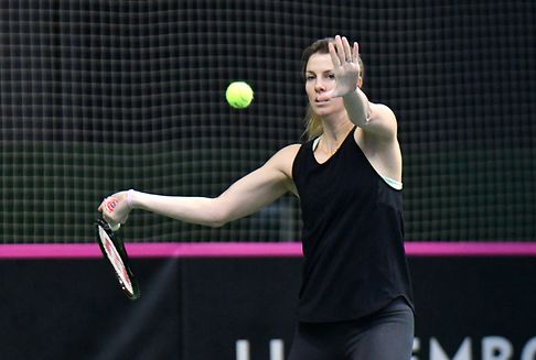 Tennisspielerin Mandy Minella feiert Comeback