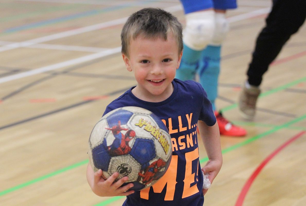Os mais pequenos divertiram-se ao intervalo