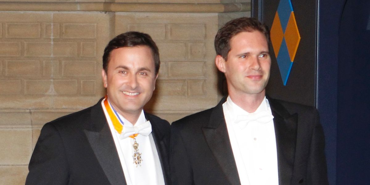 Xavier Bettel Im Elysee Palast Empfangen