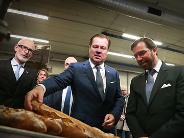 Erbgroßherzog Guillaume besucht Hein s.à.r.l.: Erfolgsgeschichte „Made in Luxembourg“