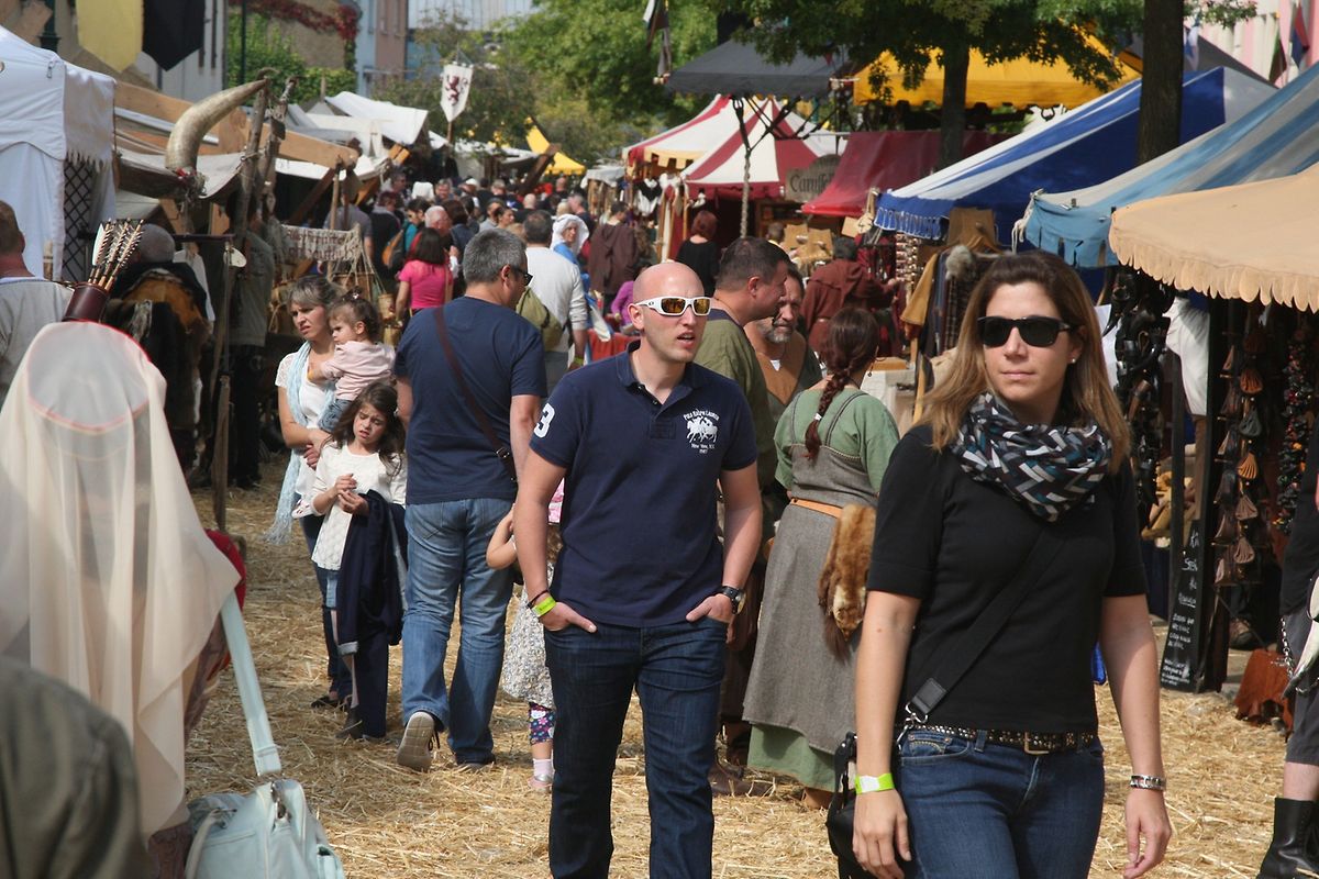 Eindrücke vom Mittelalterfest in Düdelingen.