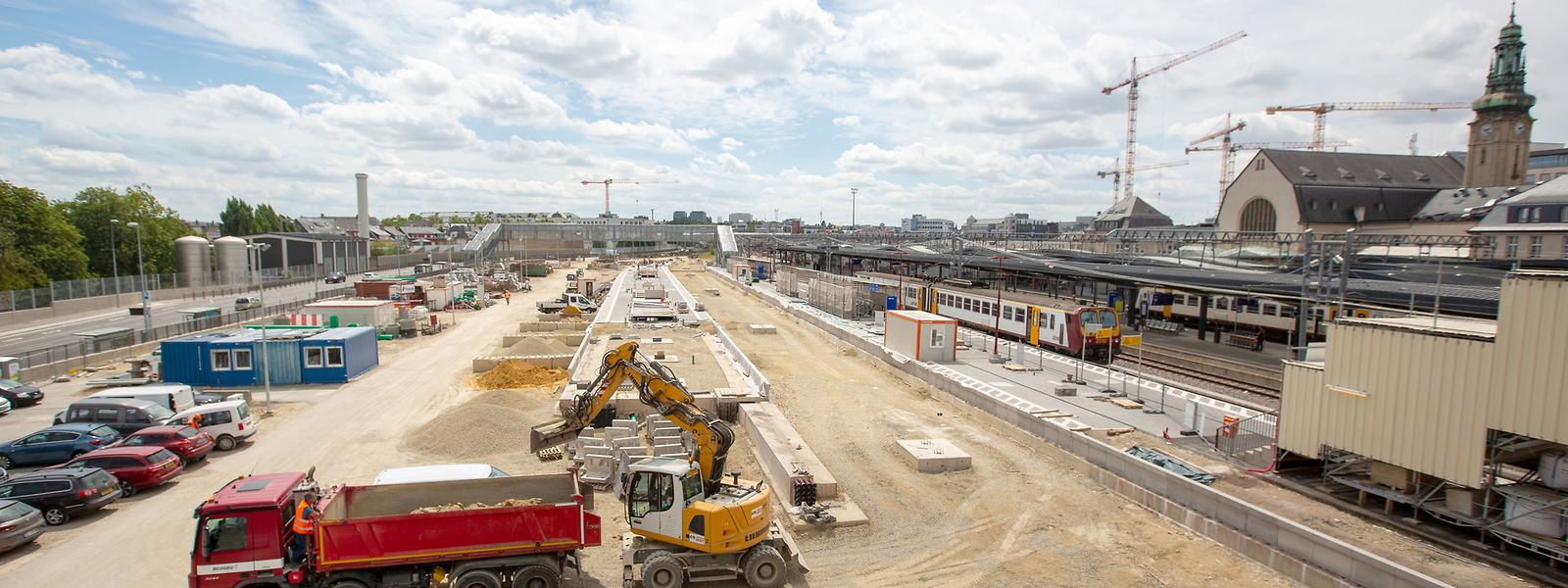 Les trois nouvelles voies de la gare de Luxembourg entreront en service en décembre 2021. L'amélioration de la situation sur les rails, elle, est attendue pour 2024.