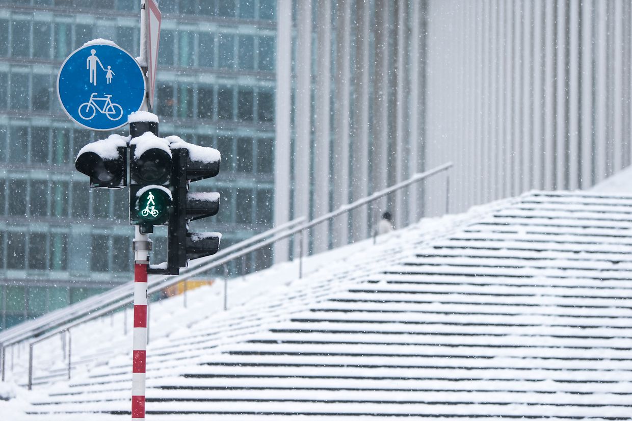 Lokales, Luxemburg, Winter, Schnee, Glätte, Glatteis, Kälte, Illustration, Schneefotos  photo Anouk Antony