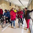 Eröffnung/Einweih. der Pont-Adolphe-Passerelle für Radfahrer (1 Seite mit allen Ereignissen)