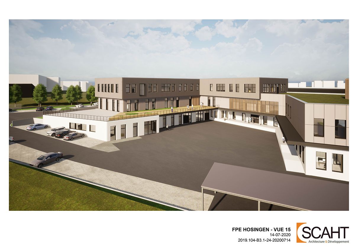 Voici à quoi ressemblera le futur bâtiment du Forum pour l'emploi à Hosingen.