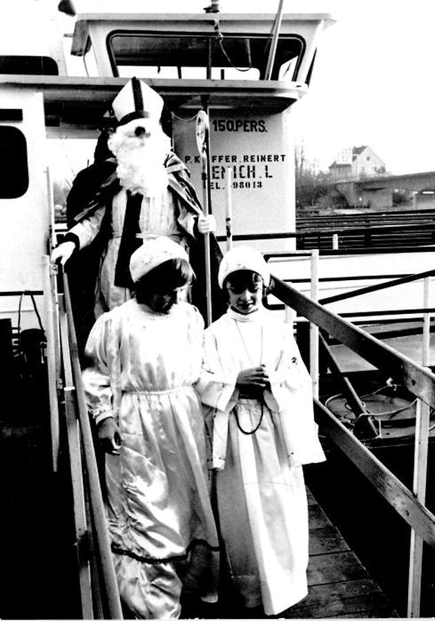 "Kleeschen" kommt 1978 in Remich an.