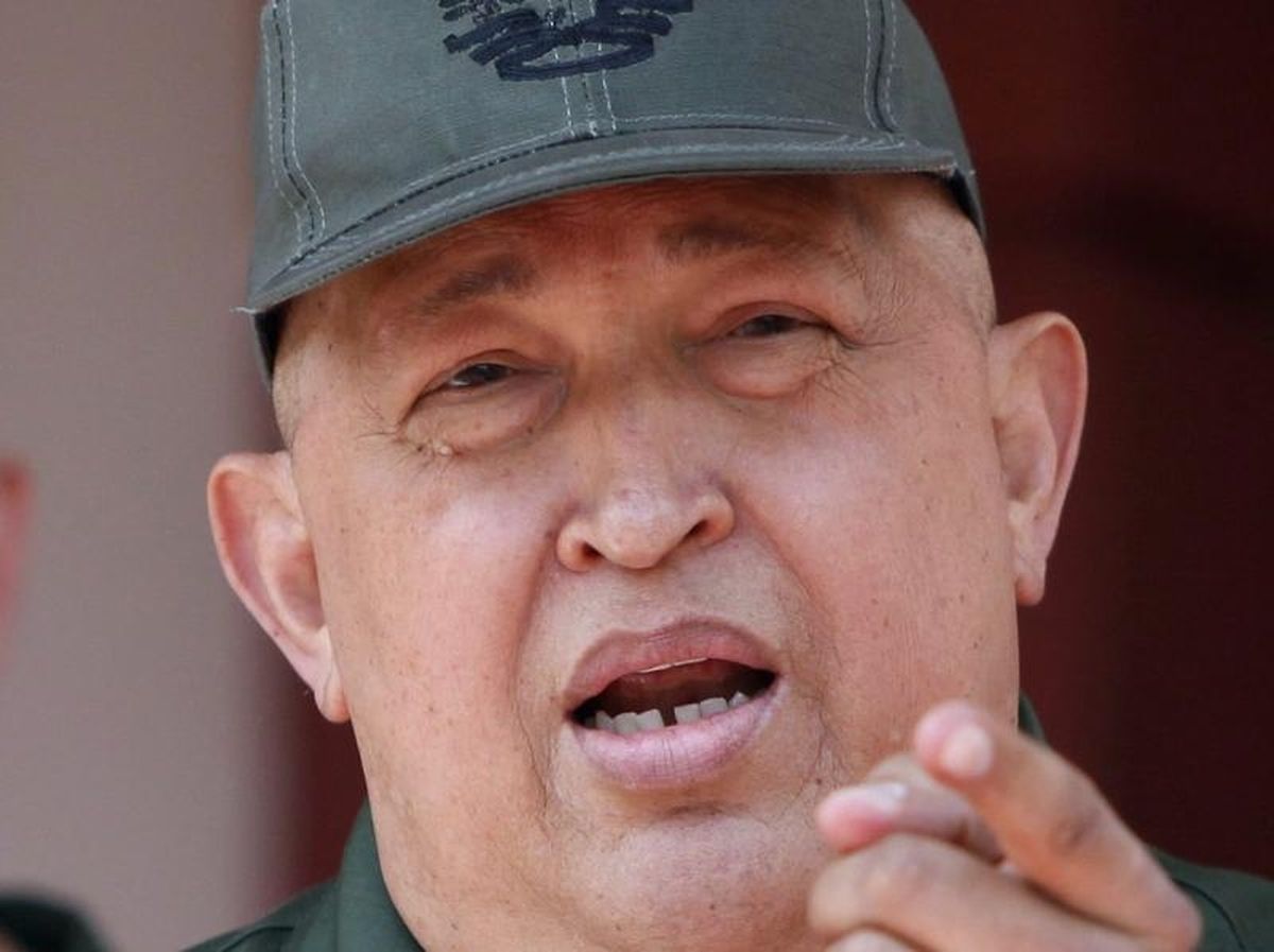 Former Venezuelan President Hugo Chavez, who died in 2013