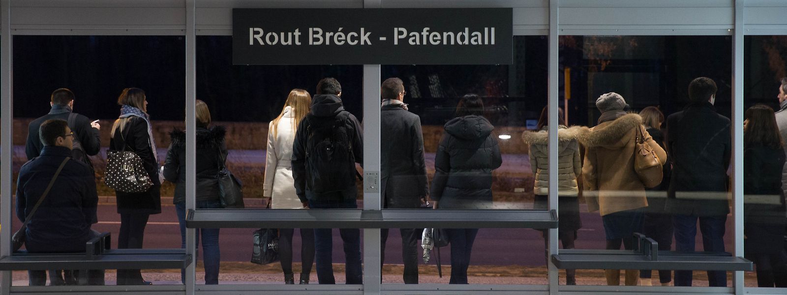 Der Vorfall ereignete sich an der Tramhaltestelle Rout Bréck - Pafendall. 